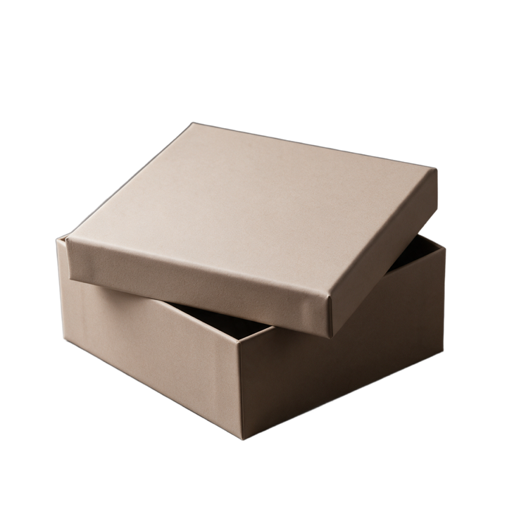 Rigid lid-and-base box